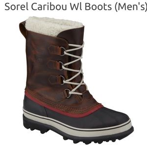 SOREL Caribou Unisex Durable Designer Winter Rain Snow Boots Color Burro